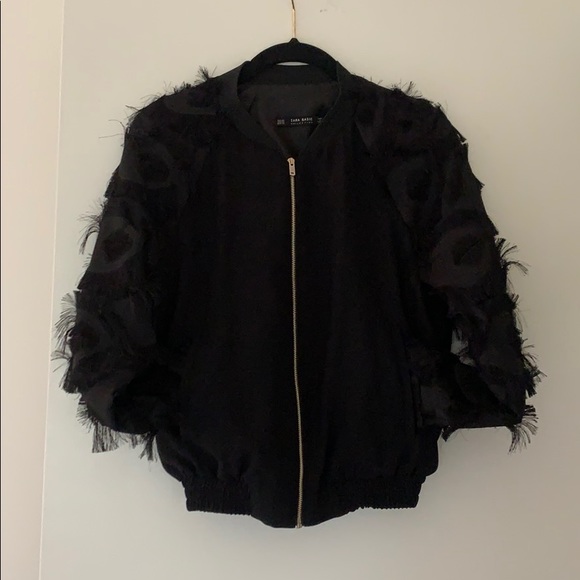 Zara satin bomber jacket - Picture 2 of 5